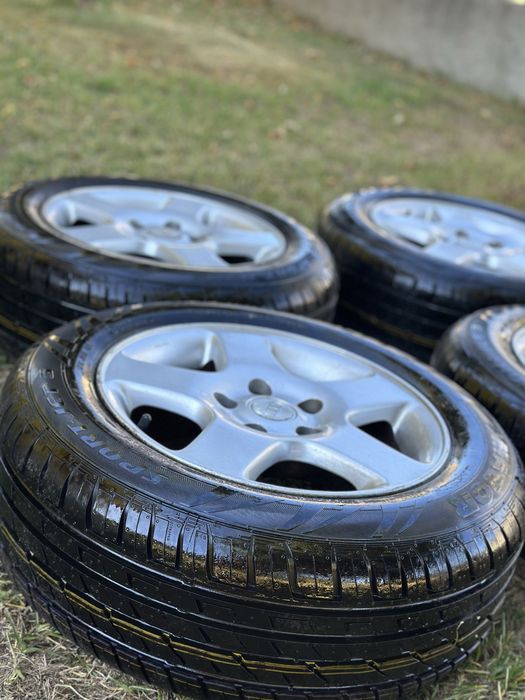 4Jantes R15 Audi + 4Pneus novos