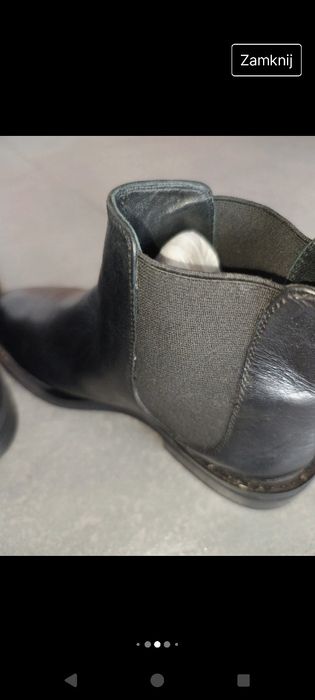 Botki skóra naturalna r.37