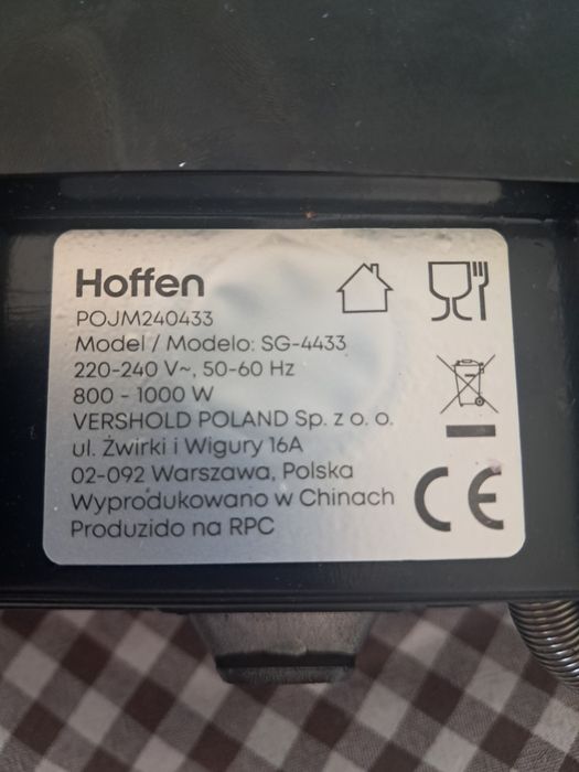 Grill/opiekacz elektryczny