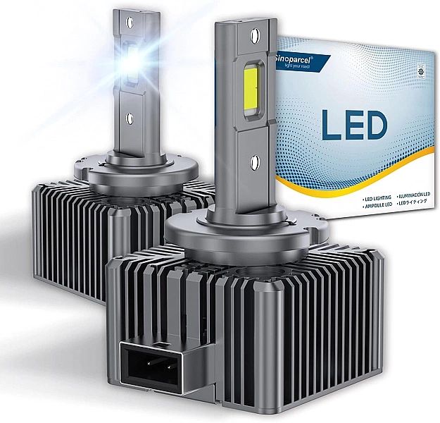 Żarówki LED D1S D1R 6000K Chłodna Biel Zamiennik Xenon Homologacja Can