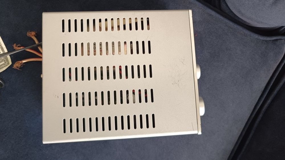 Mini  wzmacniacz kompaktowy 20w Renkforce poręczny 3 wejscia rca