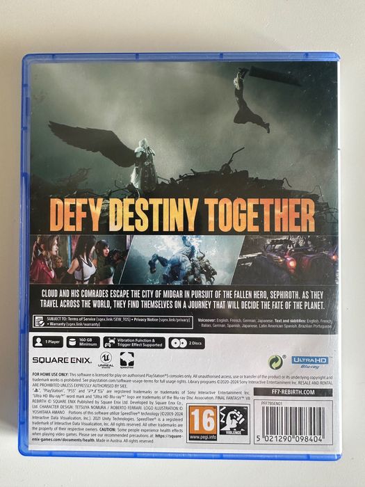 Vendo jogo Final Fantasy VII Rebirth para PS5