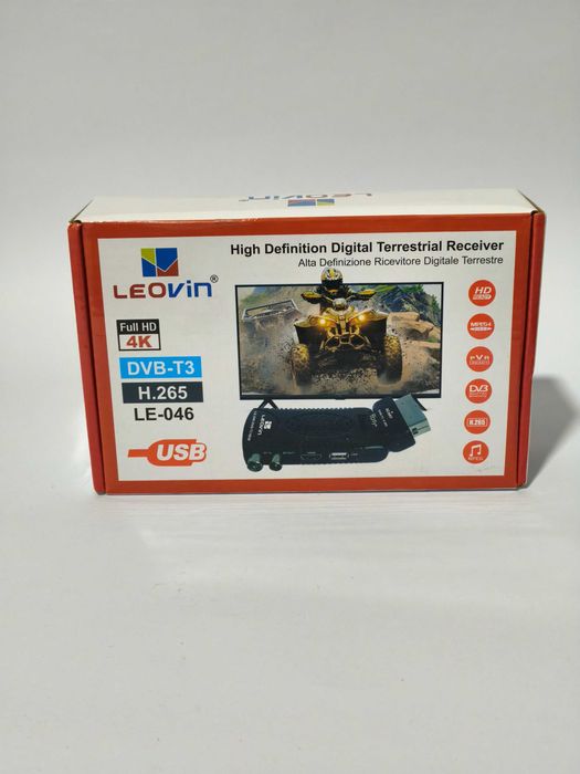 Descodificador TDT Leovin LE-046 DVB-T2 Full HD - Novo