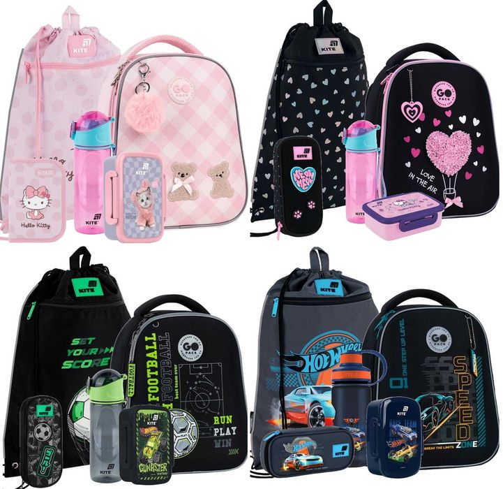 Рюкзак GoPack Kite Education GO26-165S шкільний набір пенал сумка