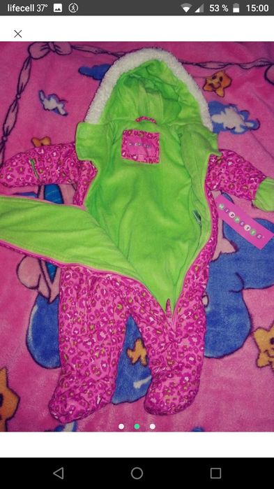 Новый с этикеткой  комбинезон 6-9m девочке США