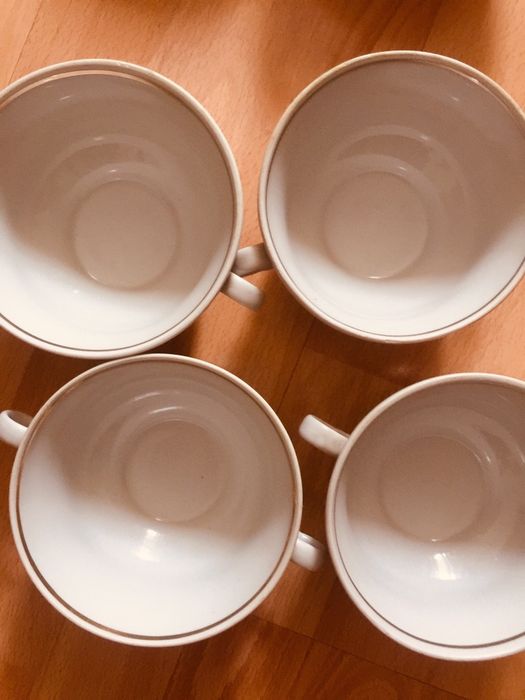 Bulionowki porcelana POŁONNE lata 80-te XXw.
