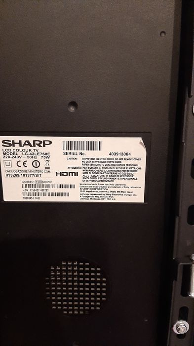 Tv sharp LC-42LE760E płyta: VESTEL 17MB90-3