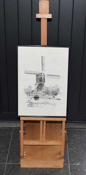 Quadro dos Países Baixos com imagem de um moinho – autor Mark