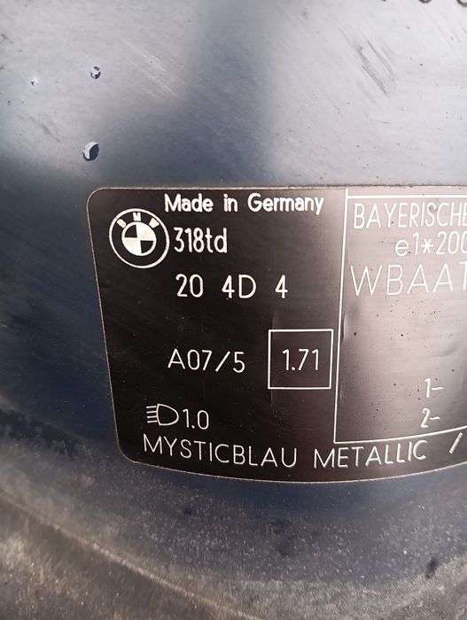 BMW E46 318d 318td SILNIK KOMPLETNY w aucie m47d20 204d4 turbo wtryski