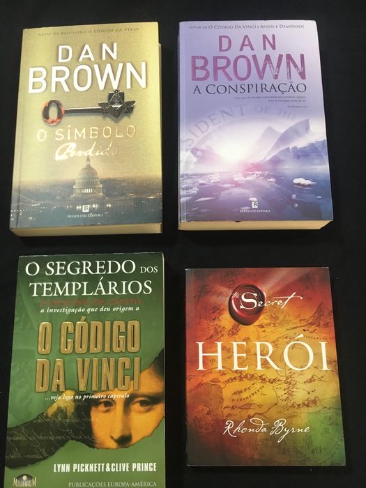 Best Sellers- Dan Brown,Miguel sousa Tavares, Nora Roberts e Kim Edua