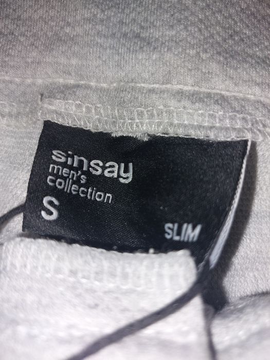 NOWE Spodnie materiałowe siwe męskie slim Sinsay rozmiar S