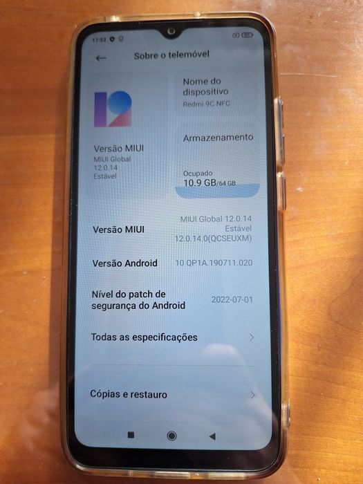 Xiaomi Redmi 9C NFC 64 GB - Funcional e em bom estado