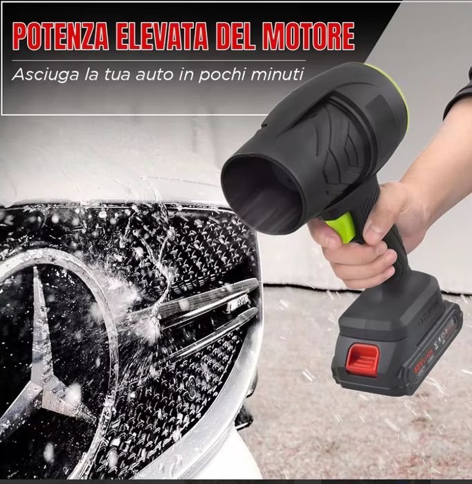 Soprador de Folhas e Resíduos a Bateria – Kit com 2 Baterias e Carrega