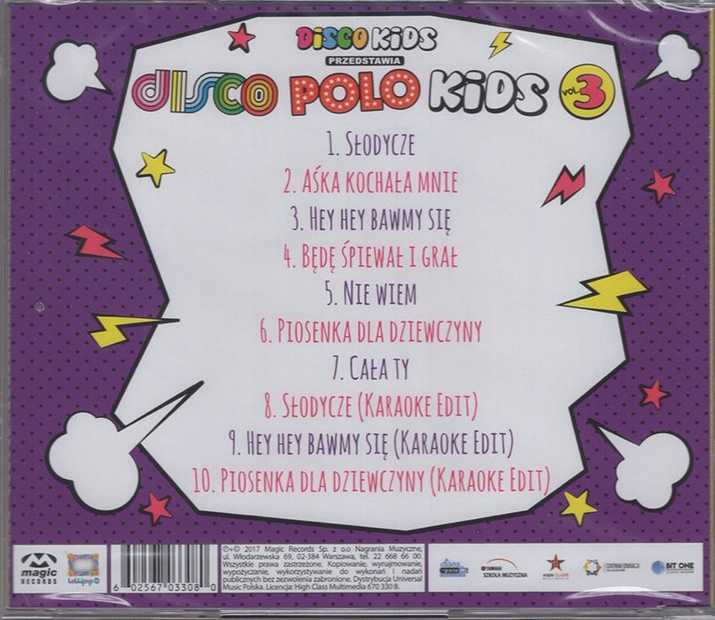 Disco Polo Kids vol. 3- CD
