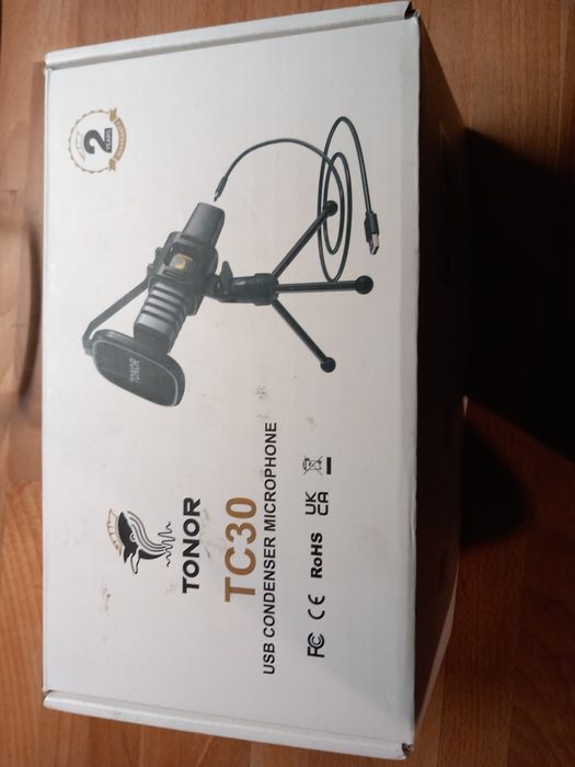 Mikrofon pojemnościowy USB Tonor TC30 nagrywanie podcasty streaming PC