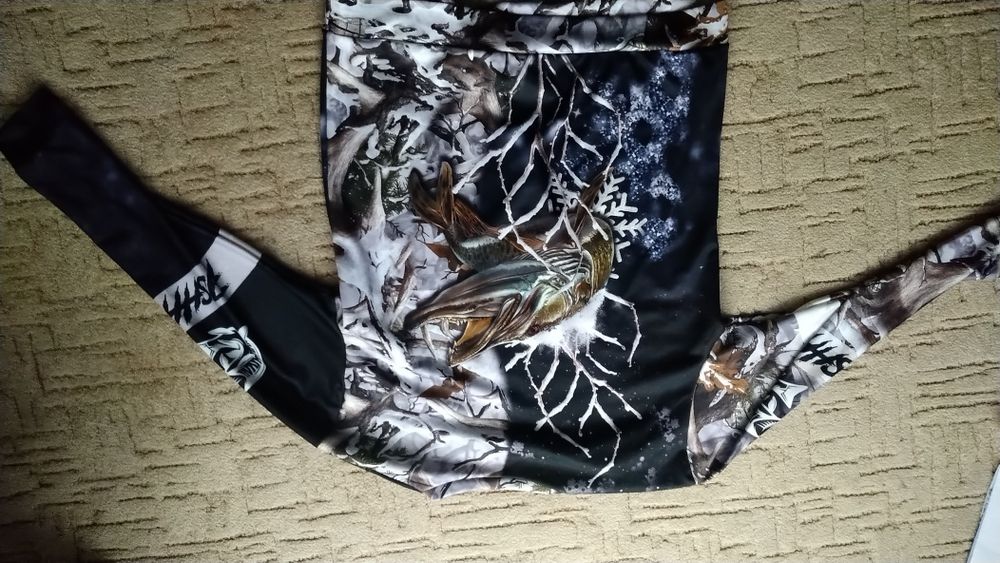 Koszulka bluza dla wędkarza