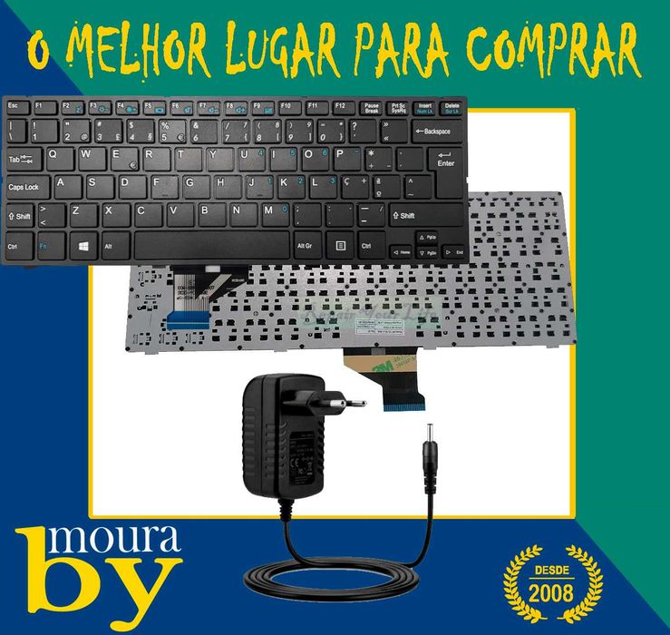 Carregador ou Teclado CLASSMATE PC LEAP T304 T304P E-ESCOLAS Camarate ...