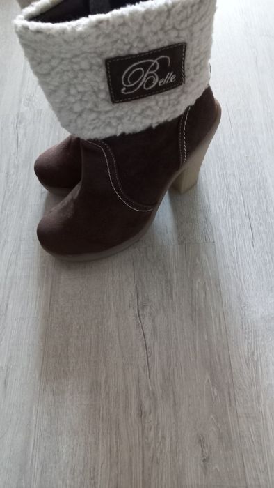 Botki Belle ,brązowe