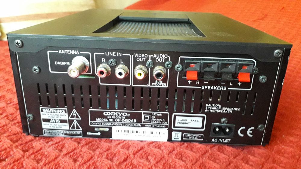 Акустика mini HiFi музыкальный центр ONKYO CR-245 DAB (CS-245) Пульт!