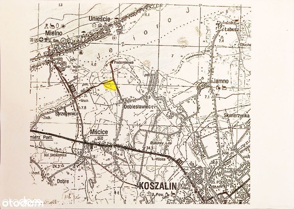 Mielno - Dobiesławiec - Podamirowo