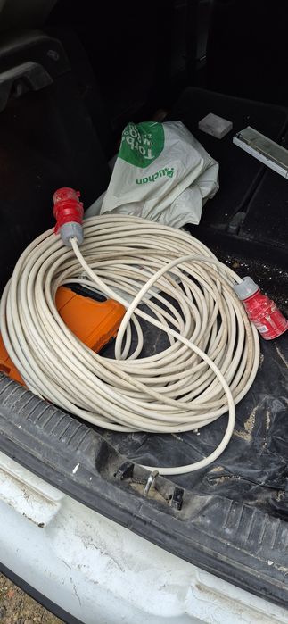 Nowy kabel siłowy, gniazdo, wtyczka 45mb