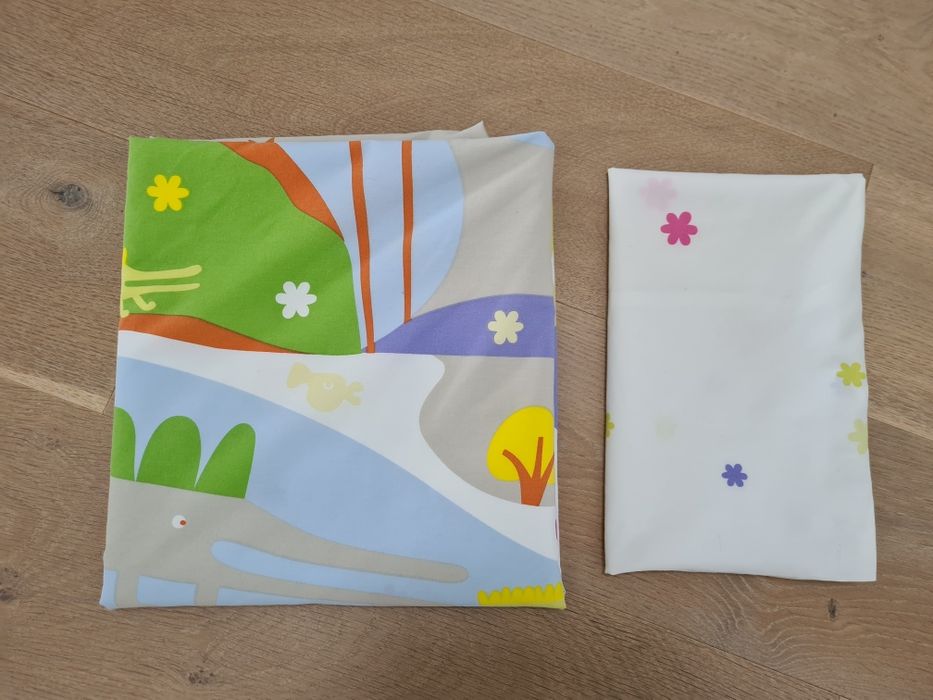 Ikea Pościel niemowlęca + ochraniacz na łóżeczko