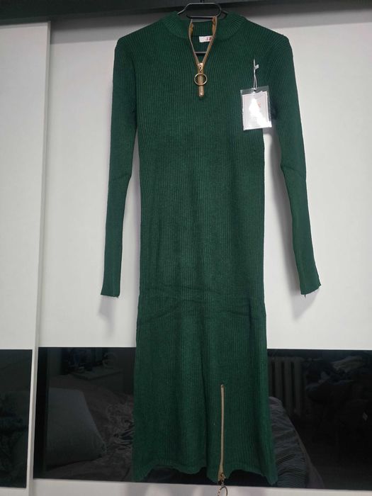 Sukienka dzianinowa midi s m l xl