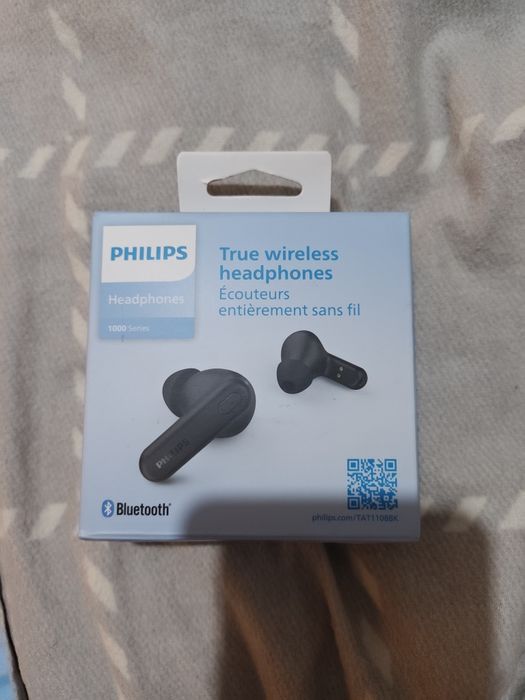 Słuchawki czarne małe Philips