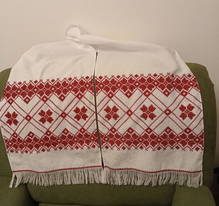 Вишитий рушник весільний, обрядовий, ручна робота