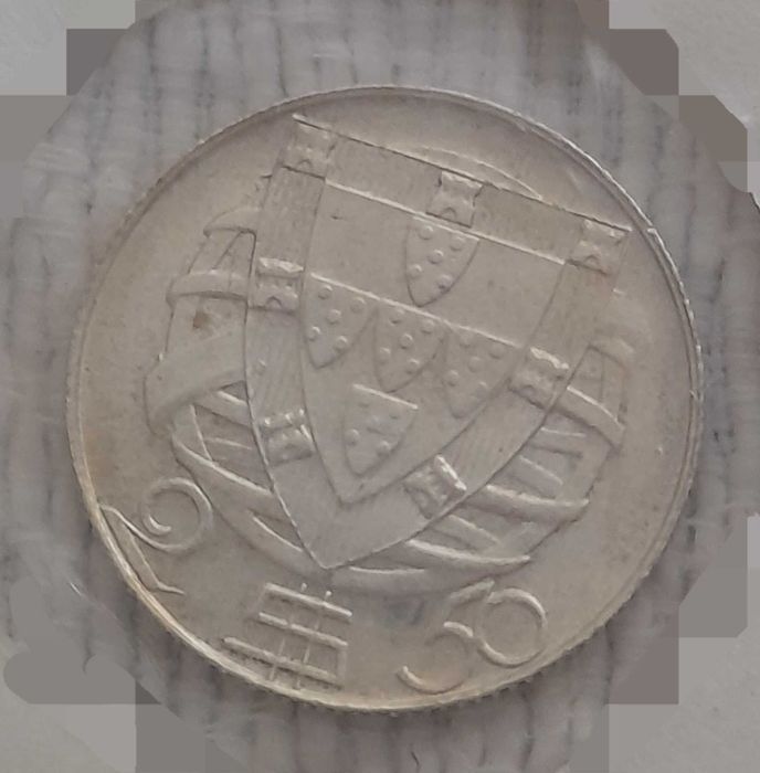 Moeda prata 2$50 de 1940
