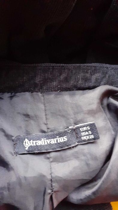 Blazer bombazine preto S