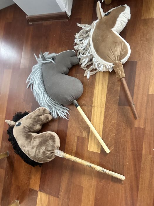 Zestaw trzech hobby horse