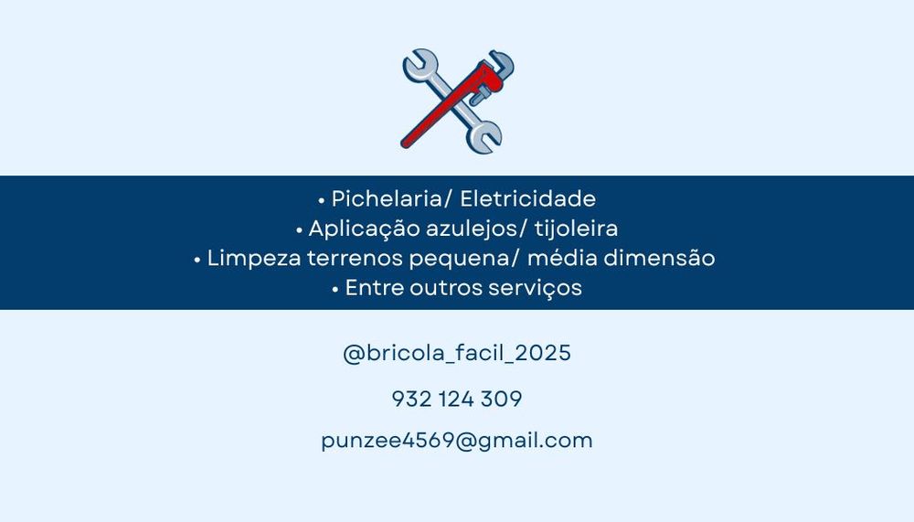 Serviços de canalizador (diversos)