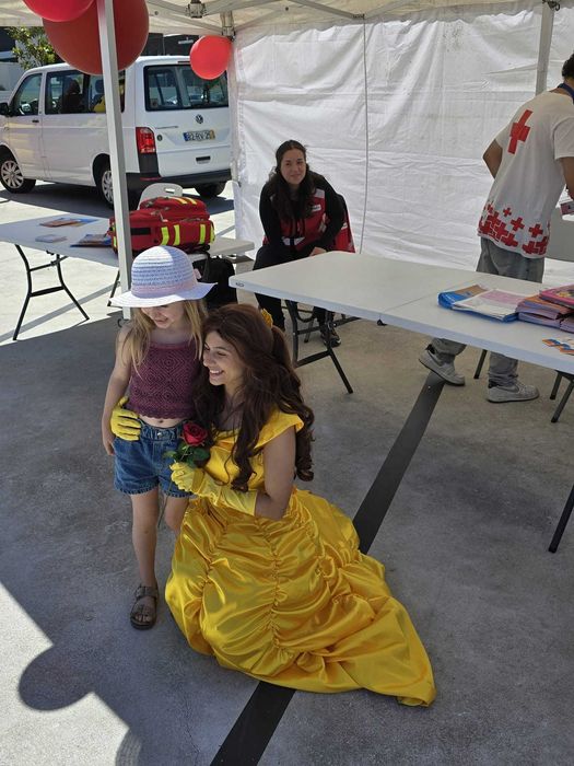 Animação infantil com princesas