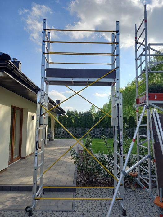 Rusztowania  Aluminiowe  3m, 5m, 7m, 9m.  Łódź  WYNAJEM  WYPOŻYCZALNIA
