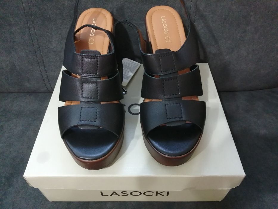 Buty damskie Lasocki-Bolonia rozm. 41, czarne.
