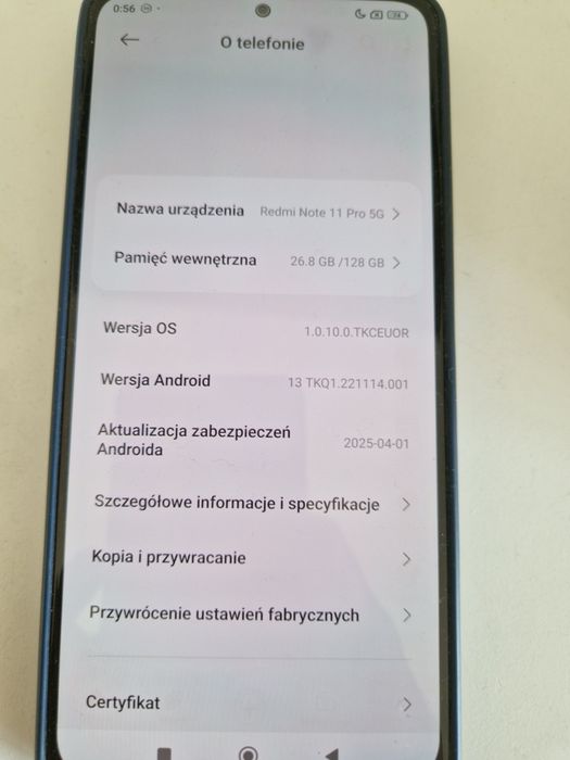 Xiaomi redmi note 11 pro 5g