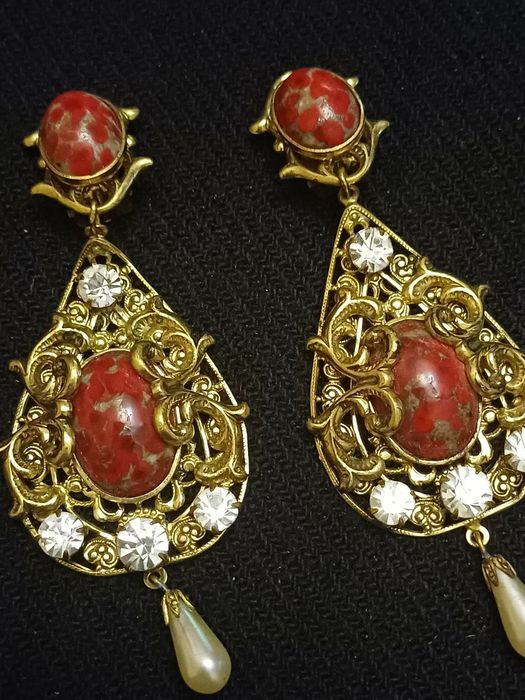 Кліпси  святкові, Чехословацька  біжутерія