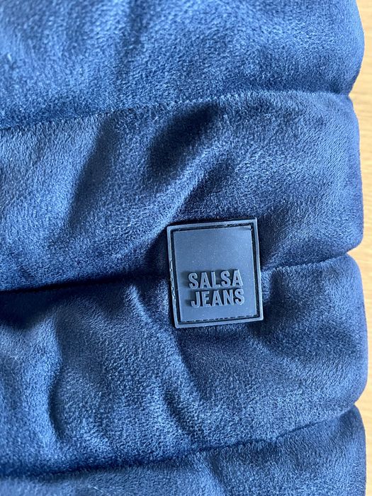 Casaco Bomber em SUEDE SALSA JEANS Azul  Tananho  L