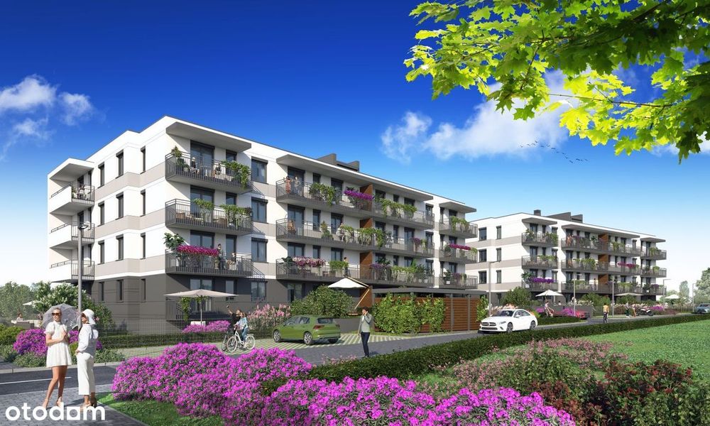 2-pokojowe mieszkanie 40m2 + loggia Bez Prowizji