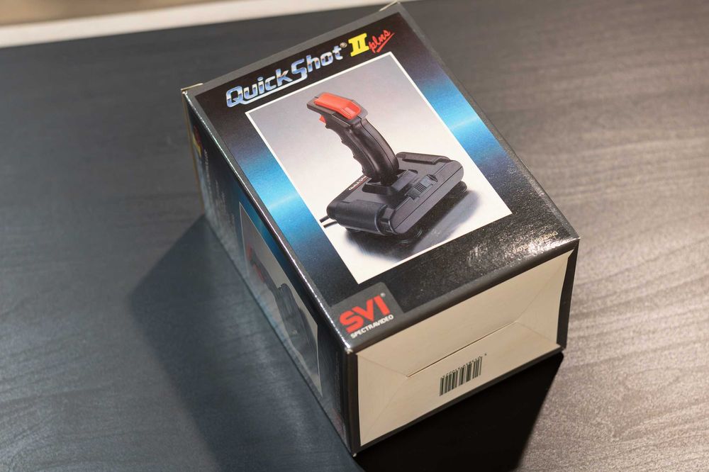 Joystick Quickshot II PLUS SVI 102 BOX Atari 8bit 16bit Nowy NOS