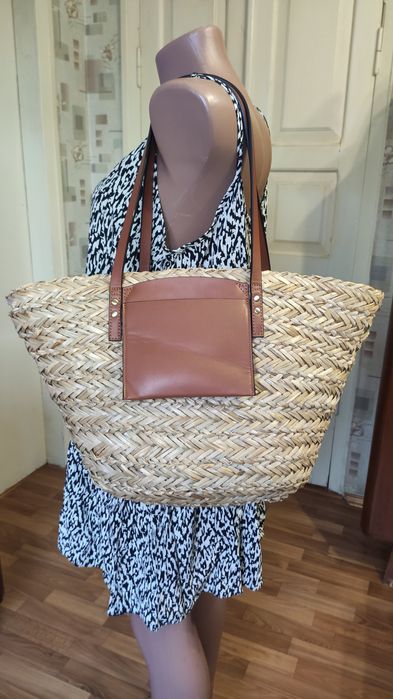 Стильная Соломенная Сумка  M&S.
