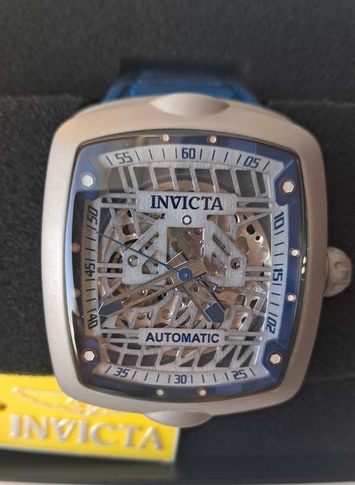 Новинка Мужские часы Invicta S1 Rally Skeleton Diablo Titanium Automat