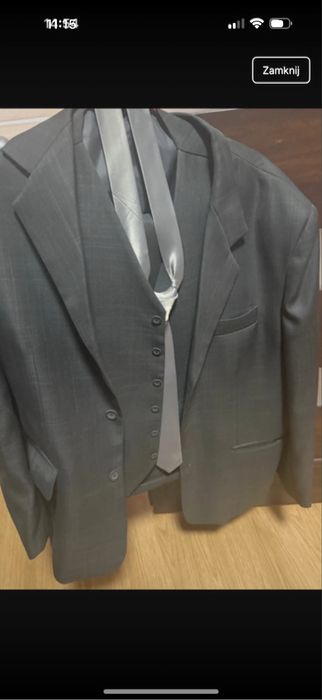 Garnitur meski kamizelka marynarka spdonie r 54 xl