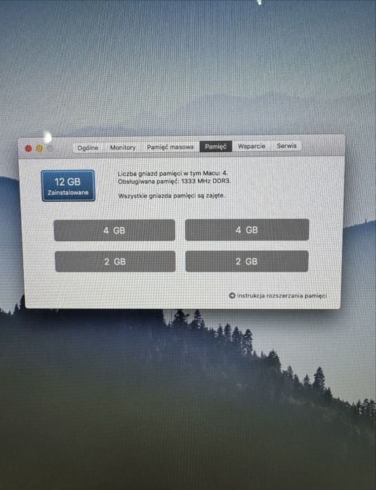 Komputer Apple imac 27 cali 2011 r., All in One 256 GB