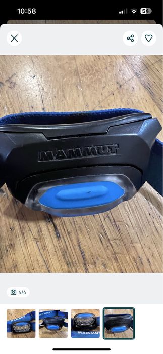 Lanterna cabeça Mammut t-trail