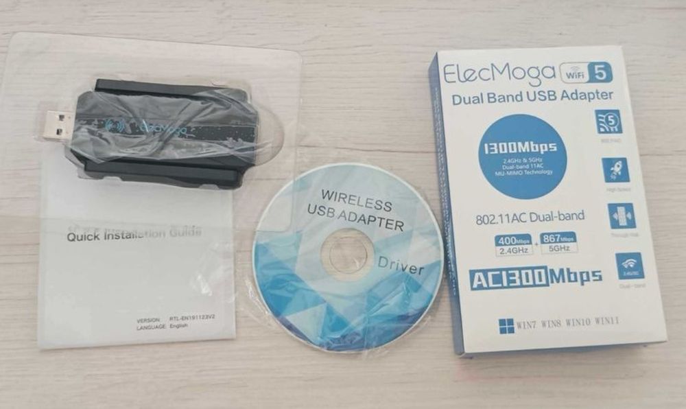 Karta sieciowa  zewnetrznac ELECMOGA adapter usb