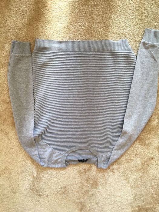 YFL Reserved sweter pulower szary bawelna