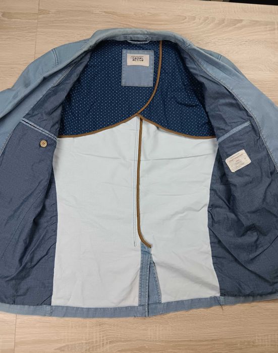 Niebieska casualowa marynarka męska Camel Active rozmiar 50