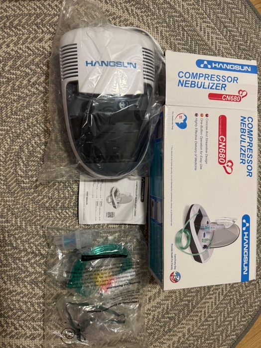 Nebulizator kompresorowy HANGSUN CN680 komplet + pudełko